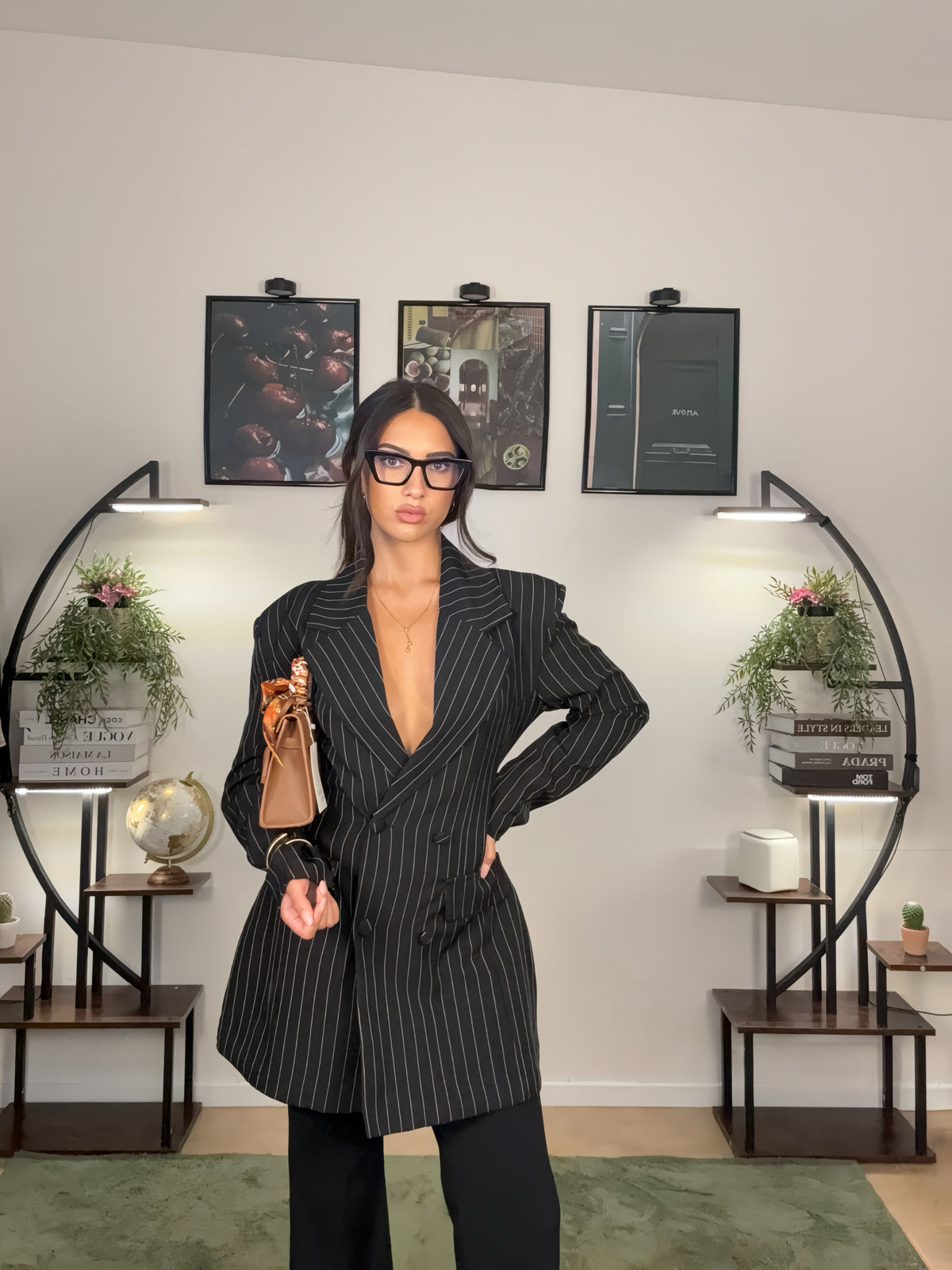 BLAZER DRESS GESSATO