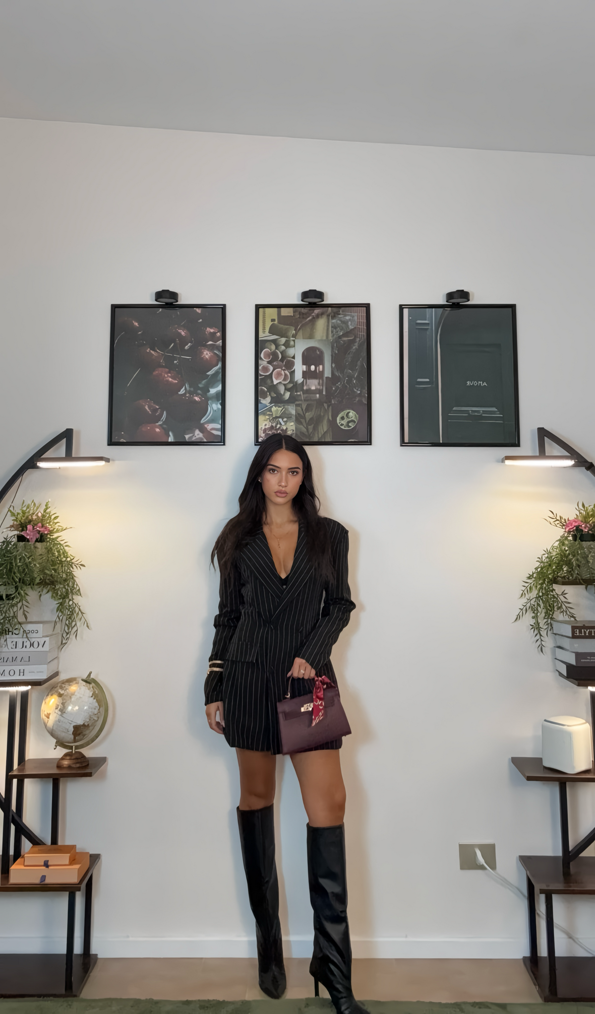 BLAZER DRESS GESSATO