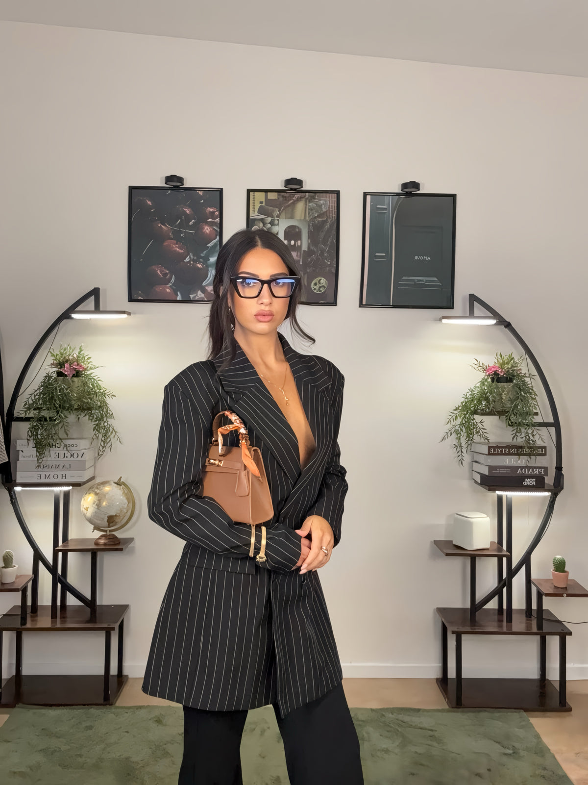 BLAZER DRESS GESSATO