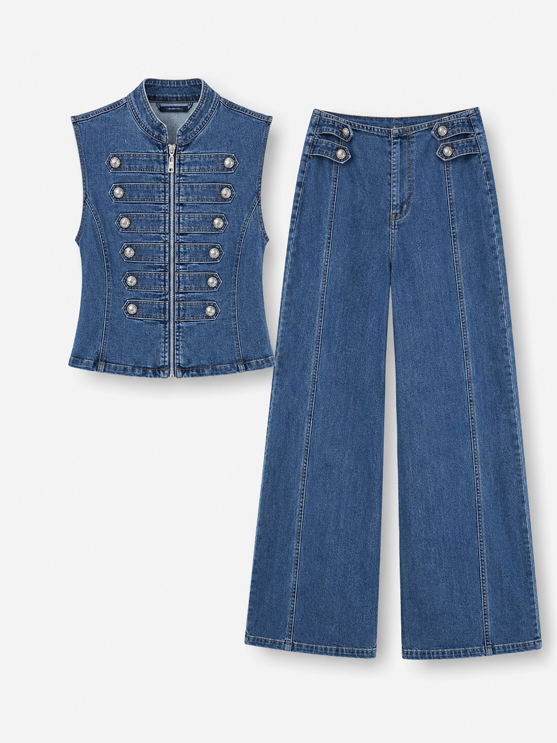 SET DENIM MILITARY
