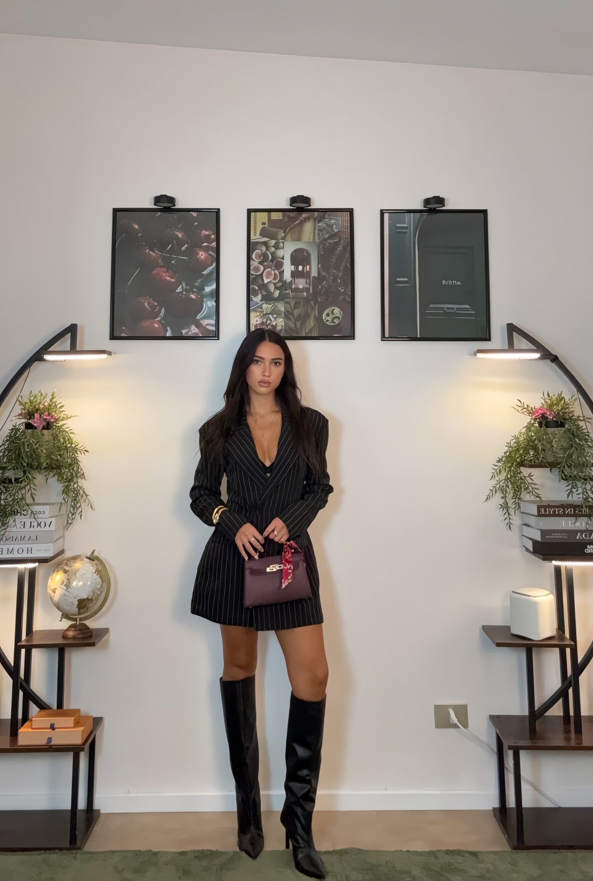 BLAZER DRESS GESSATO