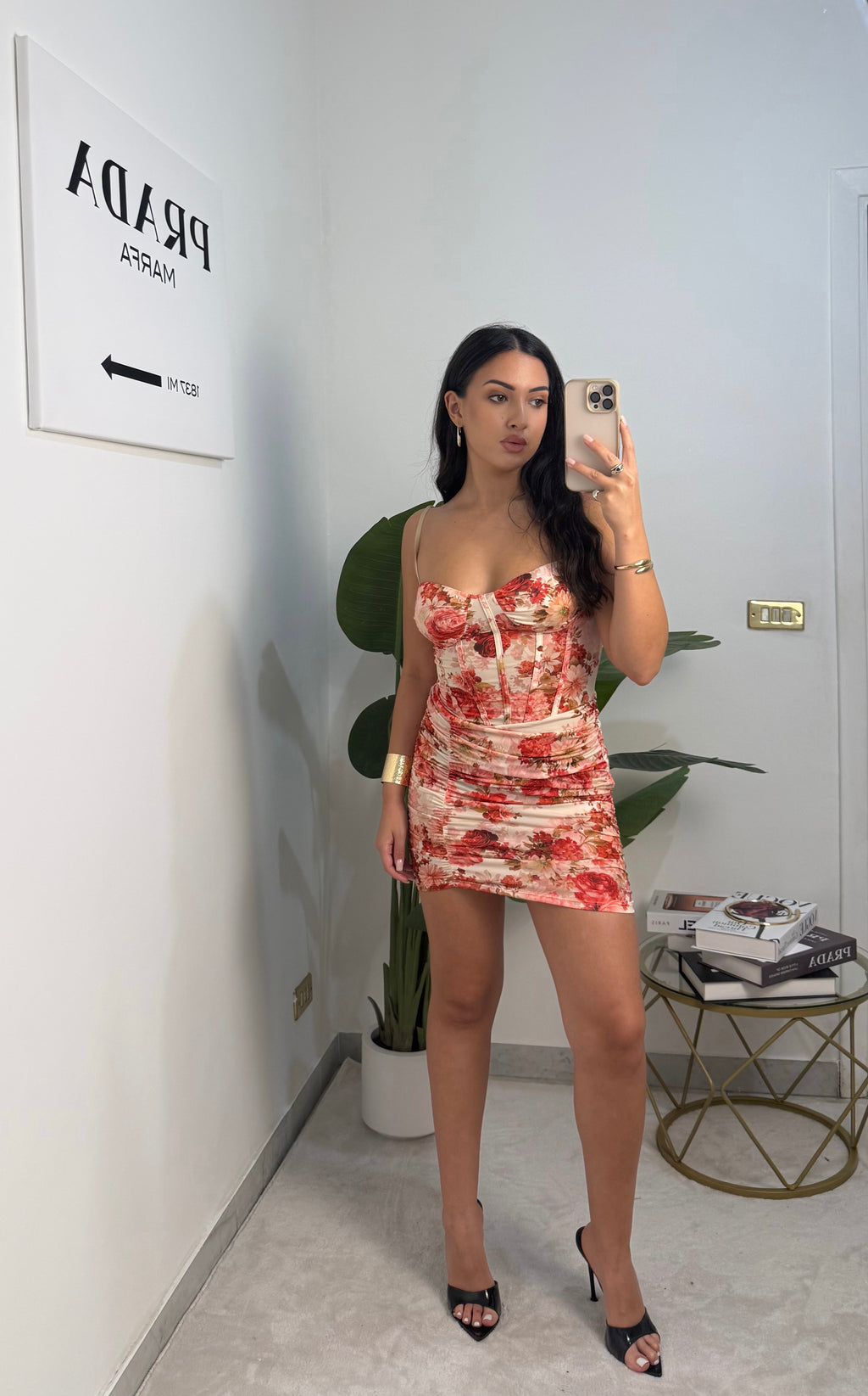 MINI DRESS ROSE