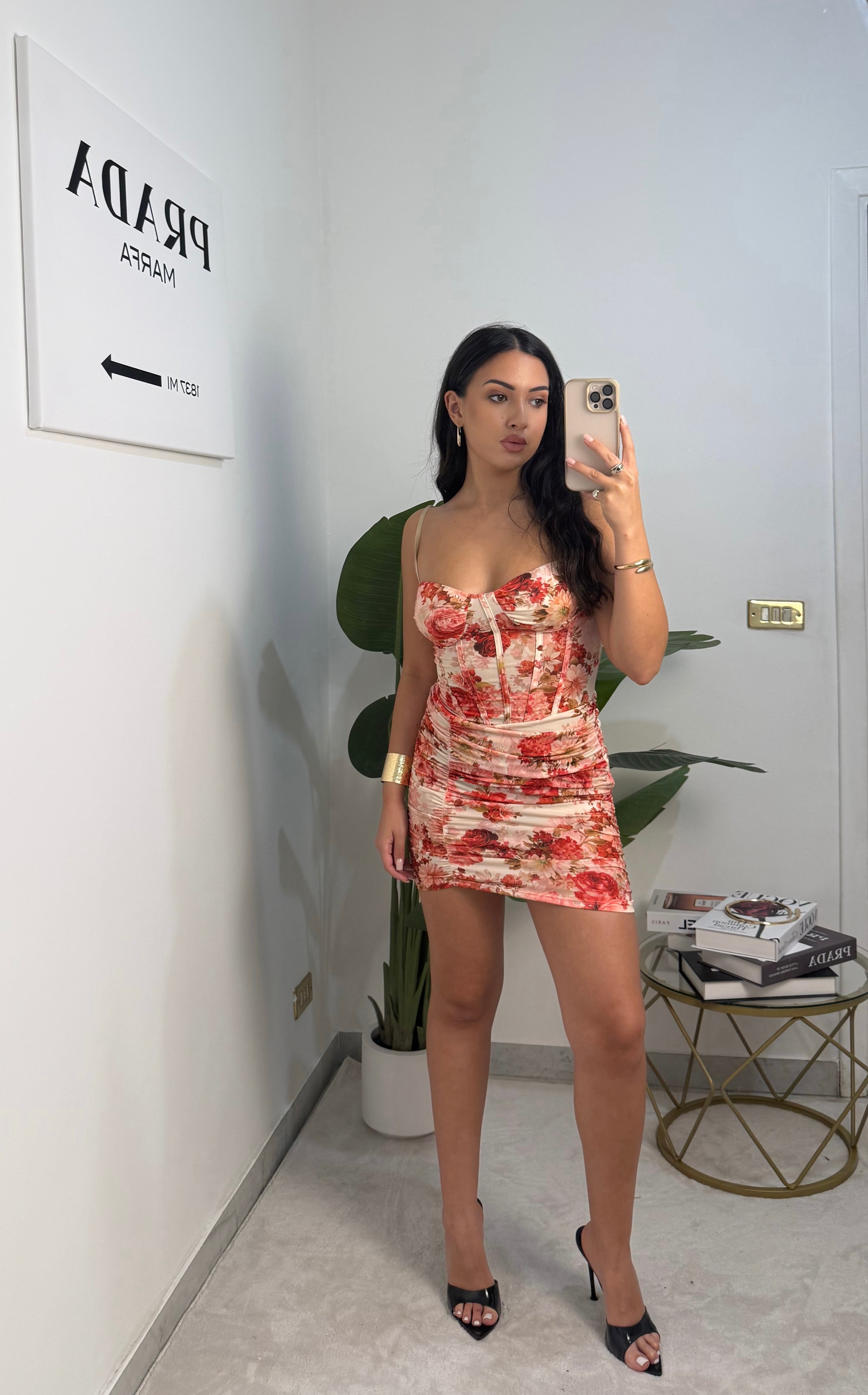 MINI DRESS ROSE