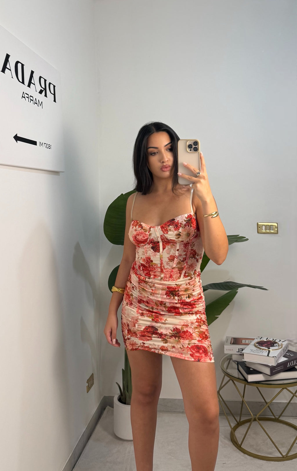 MINI DRESS ROSE